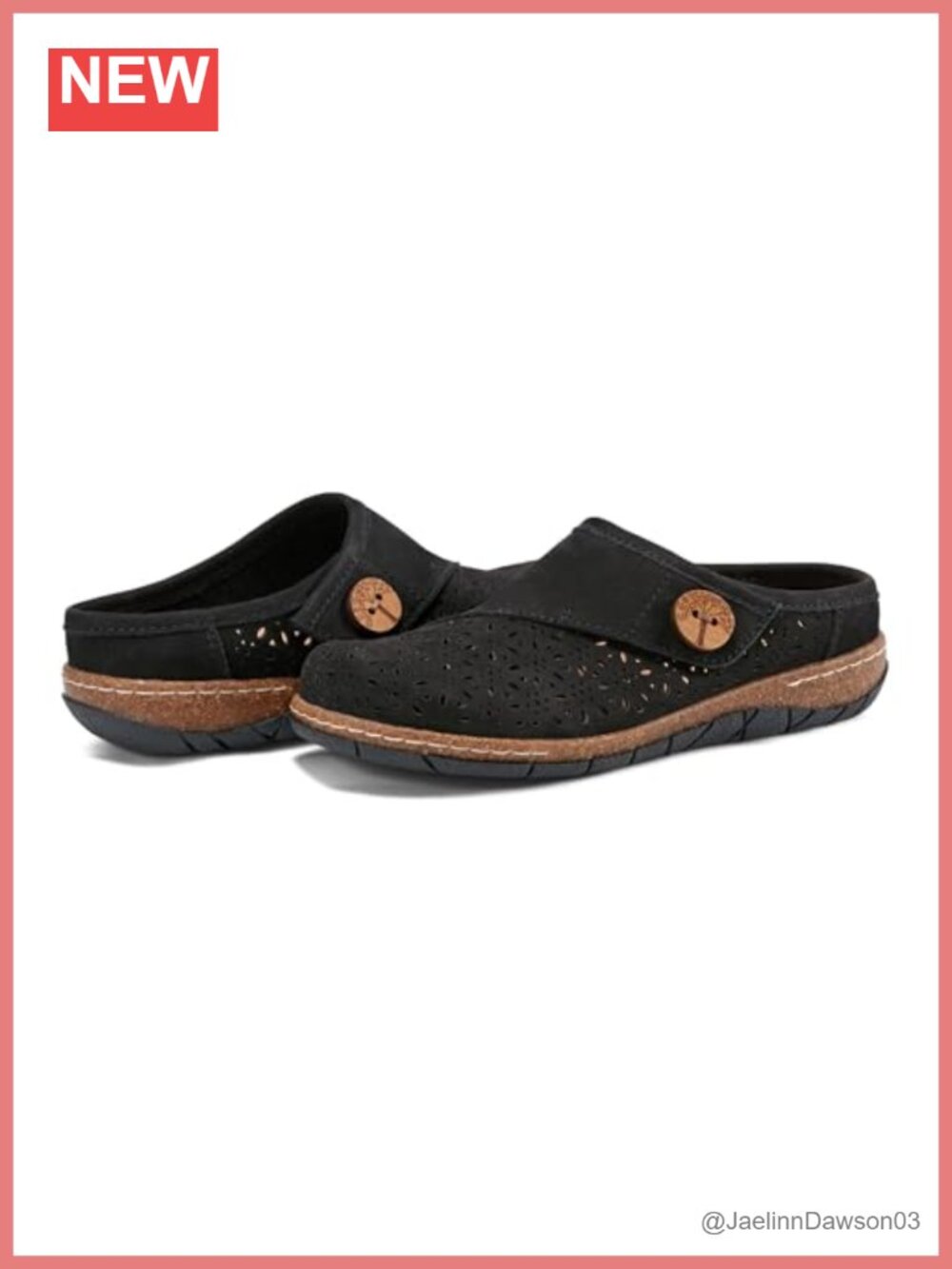 Women's Leather Clog Slip-On Arch Support Lightweight Breathable
